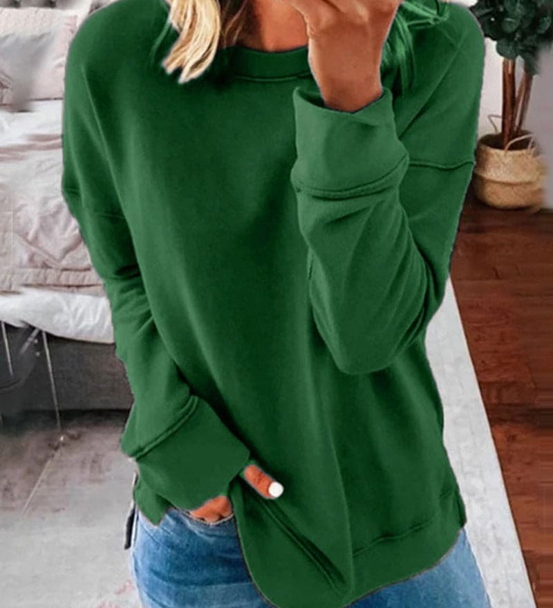 Élisabeth blød striksweater fra Elsebeth København, set forfra