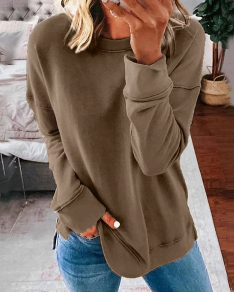 Élisabeth blød striksweater fra Elsebeth København, detalje af strikken