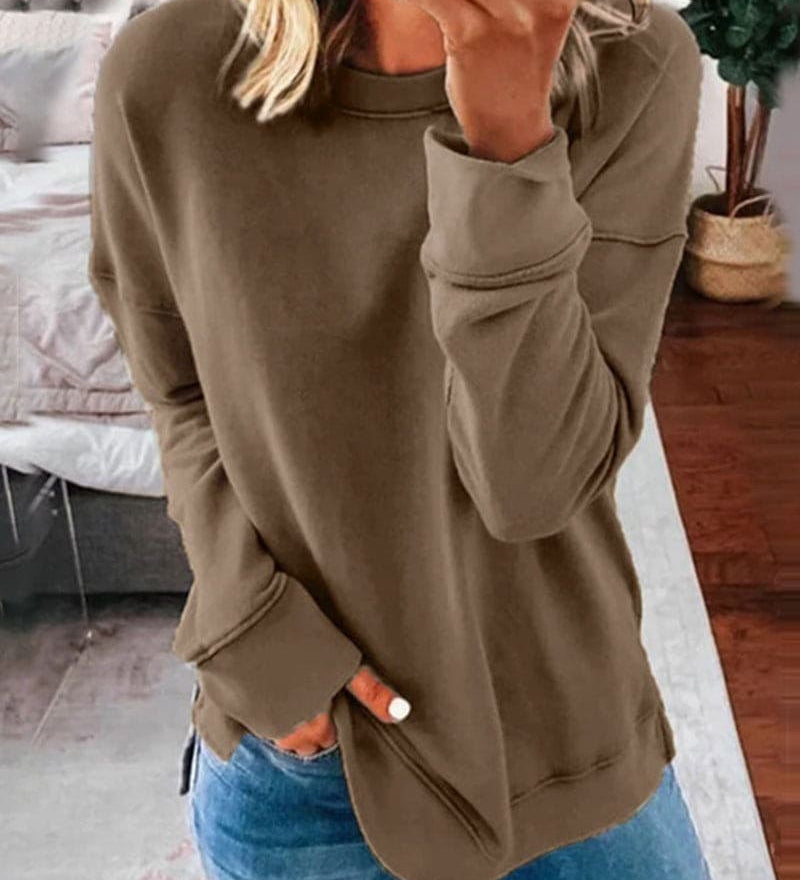 Élisabeth blød striksweater fra Elsebeth København, detalje af strikken