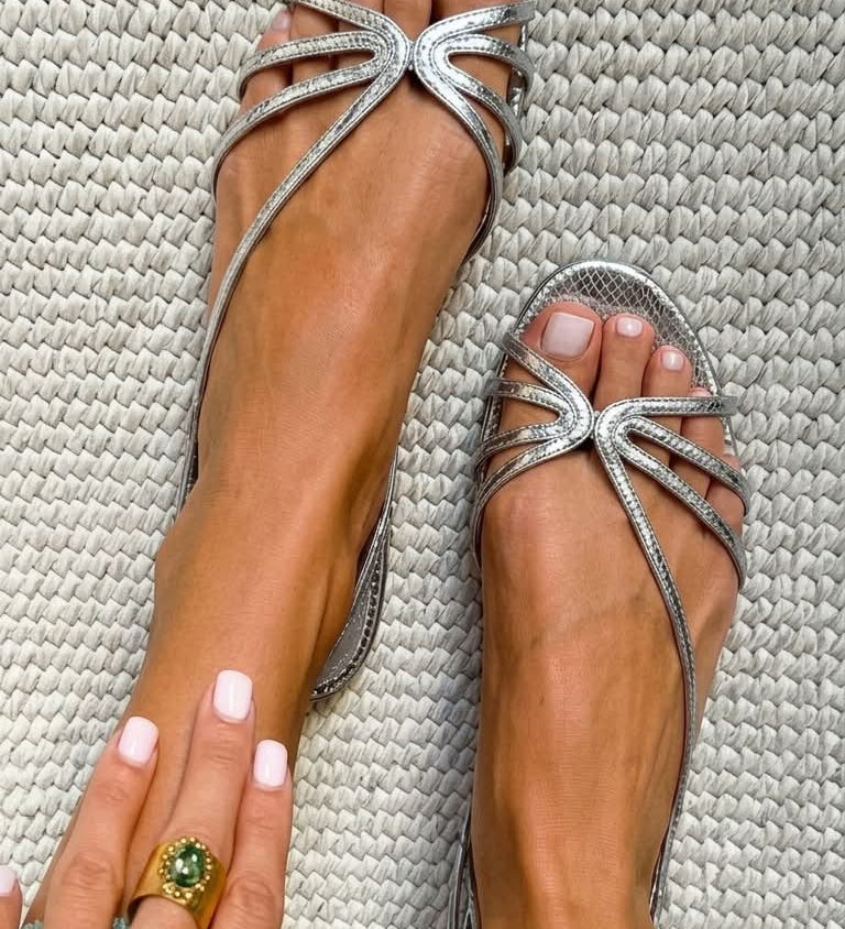 Ginevra | Gyldne Sandaler Sommer Elegance