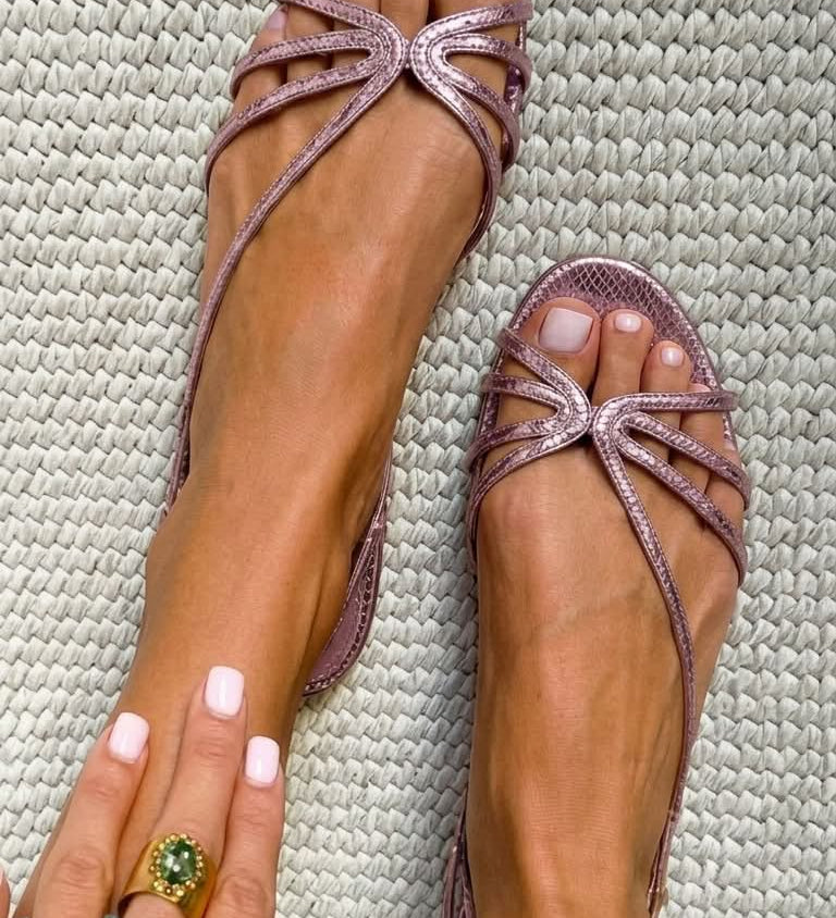 Ginevra | Gyldne Sandaler Sommer Elegance