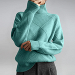 Anne rullekravesweater fra Elsebeth København, detalje af kanten