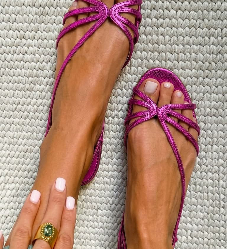 Ginevra | Gyldne Sandaler Sommer Elegance