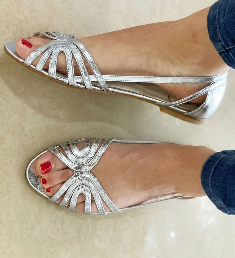 Eleonora | Gyldne Sandaler Sommer Let