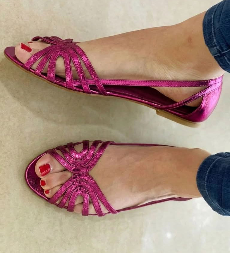 Eleonora | Gyldne Sandaler Sommer Let