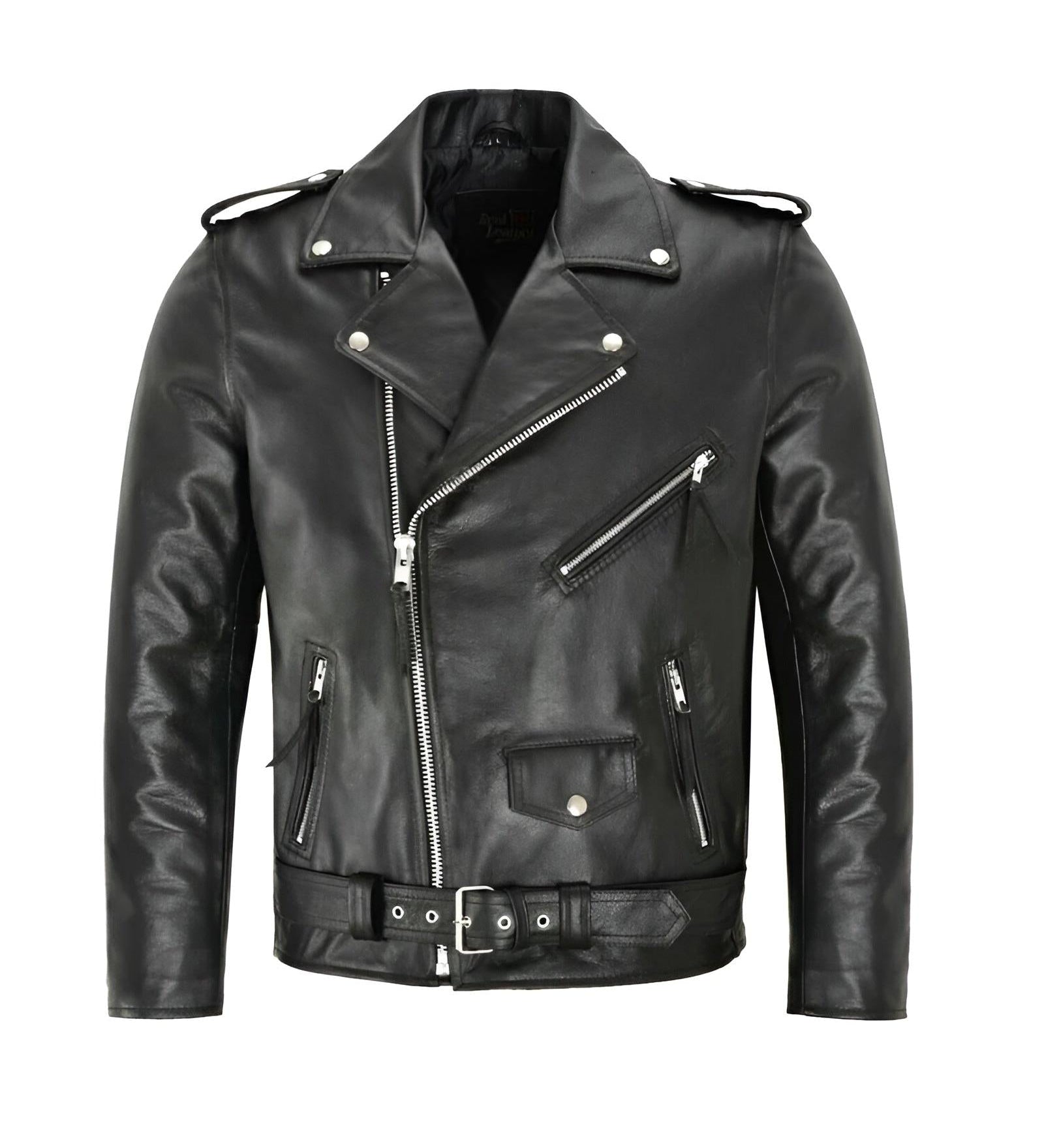 Austin™ | Klassisk Biker Læderjakke