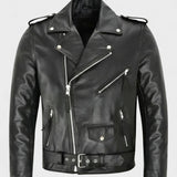 Austin™ | Klassisk Biker Læderjakke