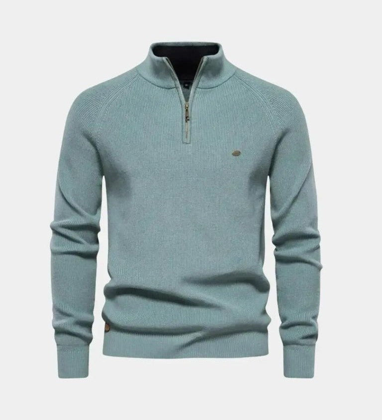 Christian™ | Sweater med Lynlås