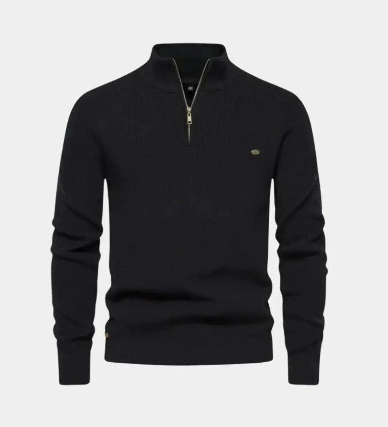 Christian™ | Sweater med Lynlås