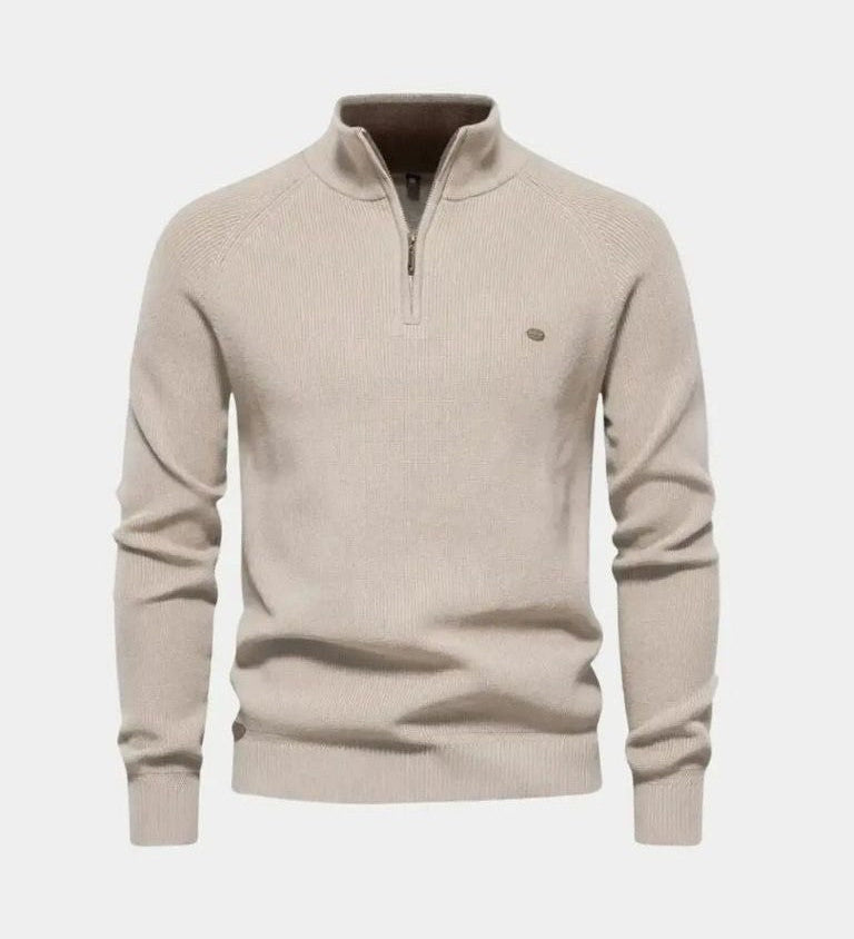 Christian™ | Sweater med Lynlås
