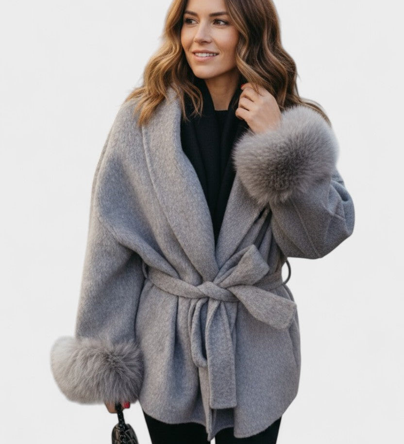 Dagmar™ | Elegant frakke med økopels