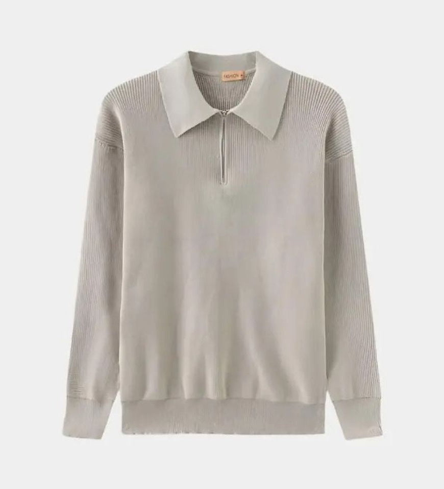 David™ | Zip Polo Pullover