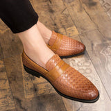 Elegant Vævede Loafers
