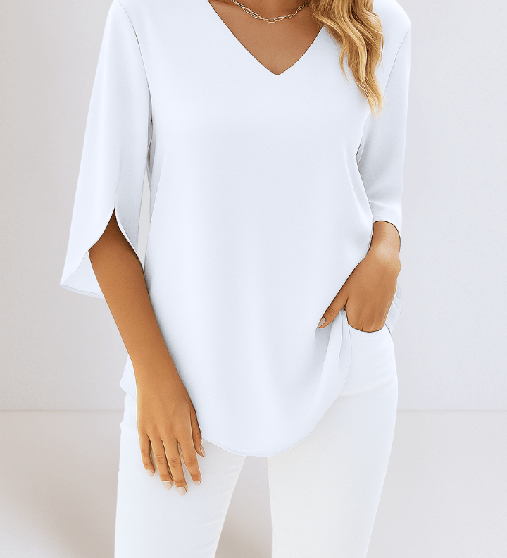 Emilie | V-hals Bluse
