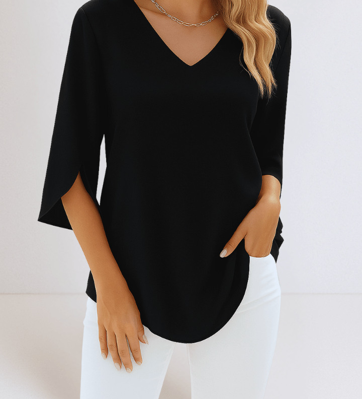 Emilie | V-hals Bluse
