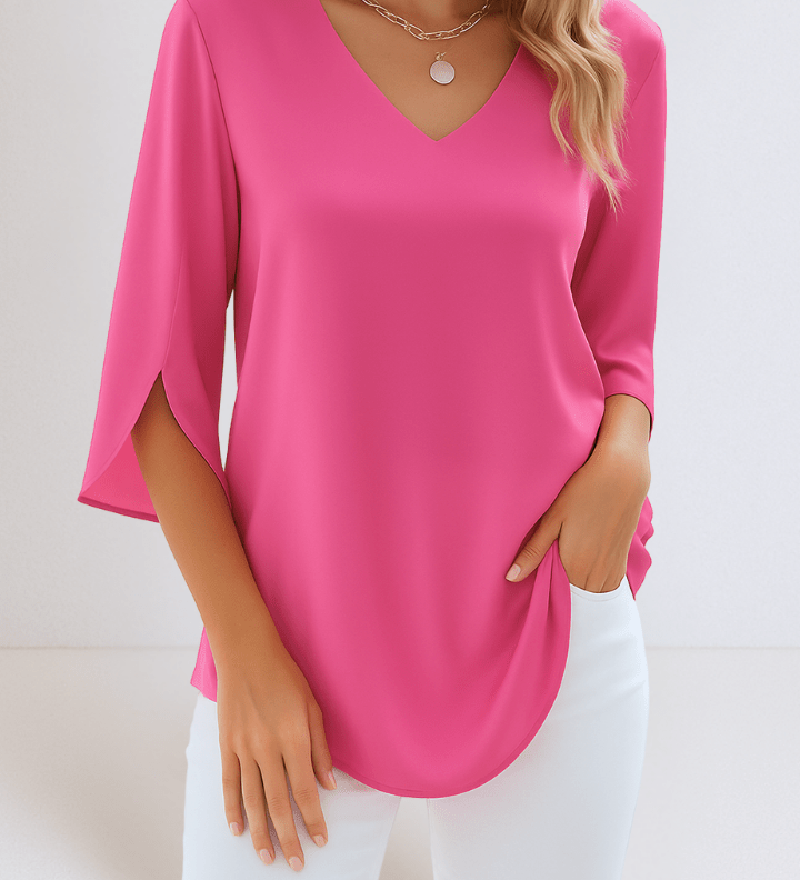 Emilie | V-hals Bluse