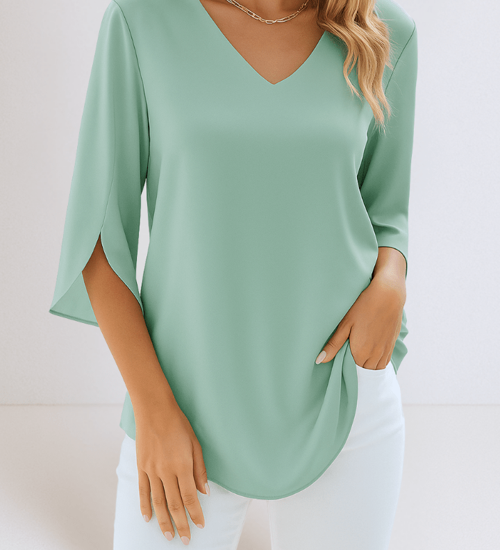 Emilie | V-hals Bluse