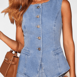 Emma | Denim sæt