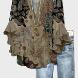 Frida | Beige Bluse