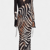 Gry | Zebra kjole