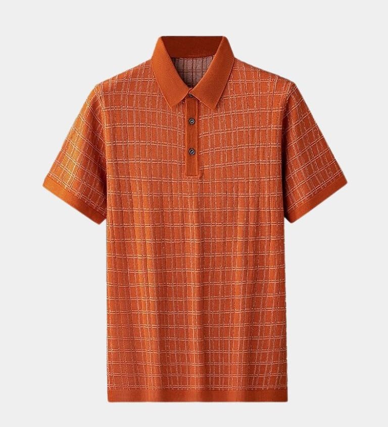Holger™ | Klassisk Sort Strikpolo