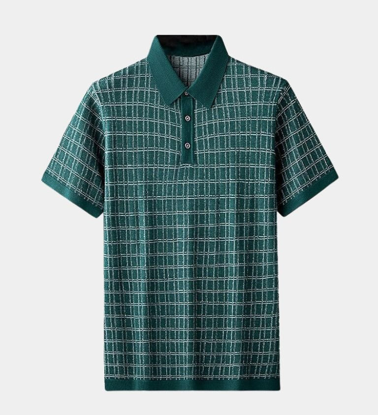 Holger™ | Klassisk Sort Strikpolo