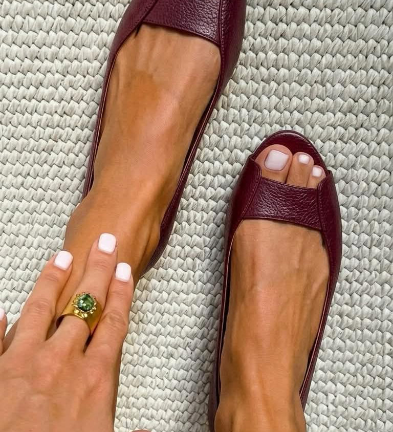 Adelina | Chic Comfort Guld Sandaler