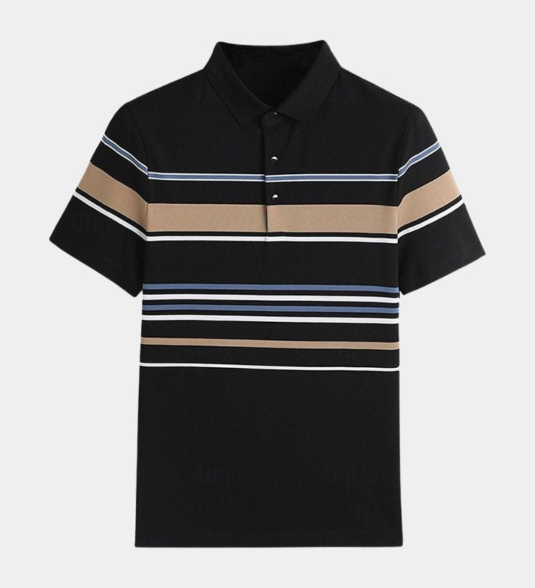 Kasper™ | Solnedgang Stribet Polo