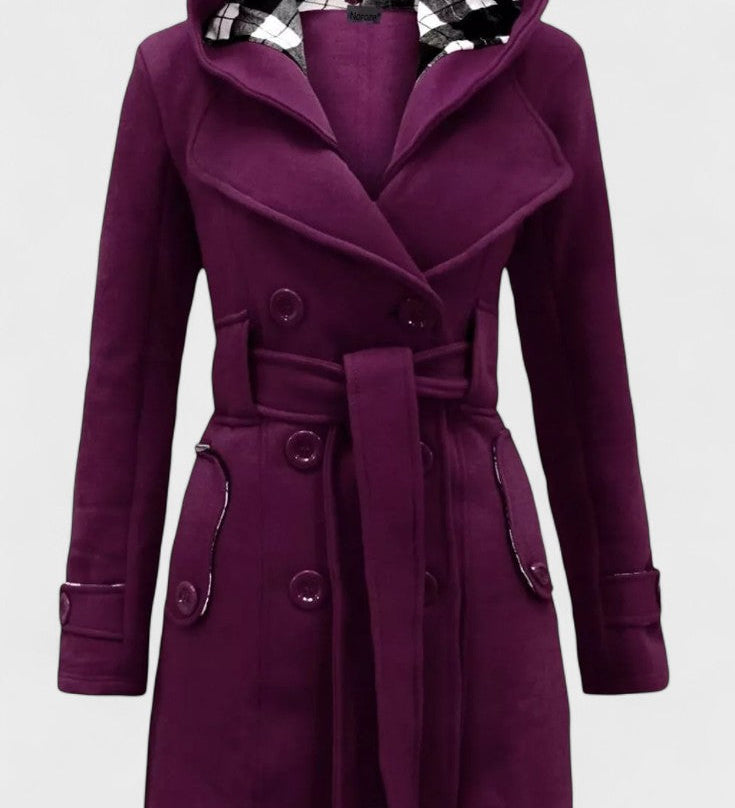 Leona™ | Elegant dobbeltradet frakke