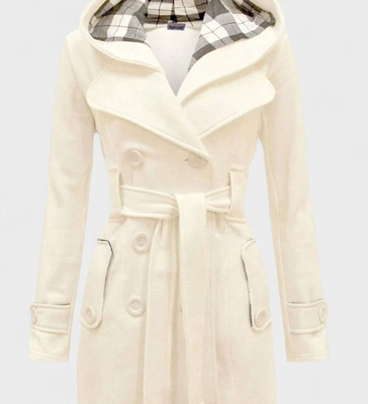 Leona™ | Elegant dobbeltradet frakke