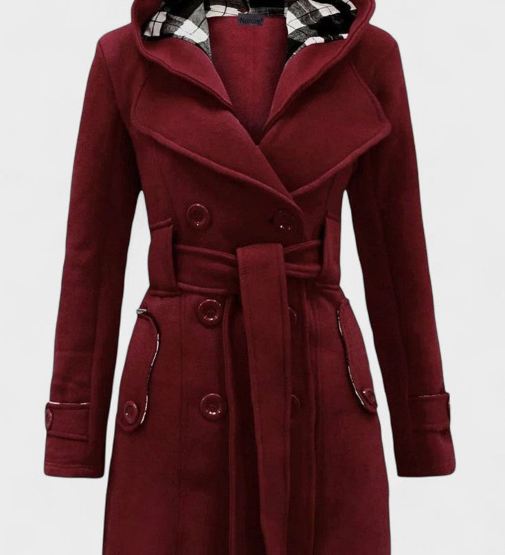 Leona™ | Elegant dobbeltradet frakke