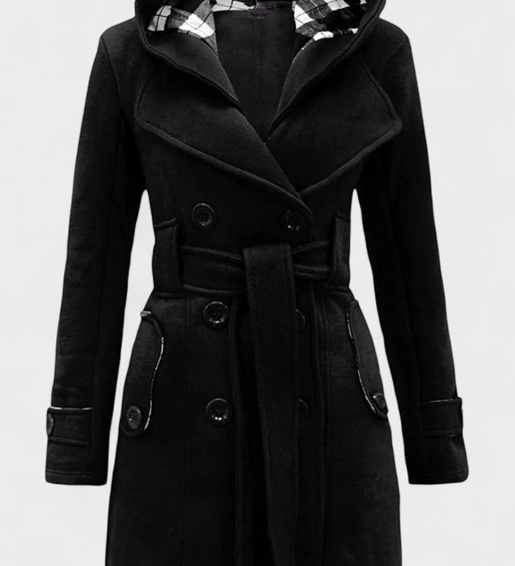 Leona™ | Elegant dobbeltradet frakke