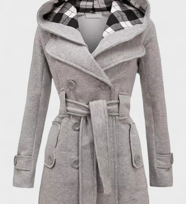 Leona™ | Elegant dobbeltradet frakke
