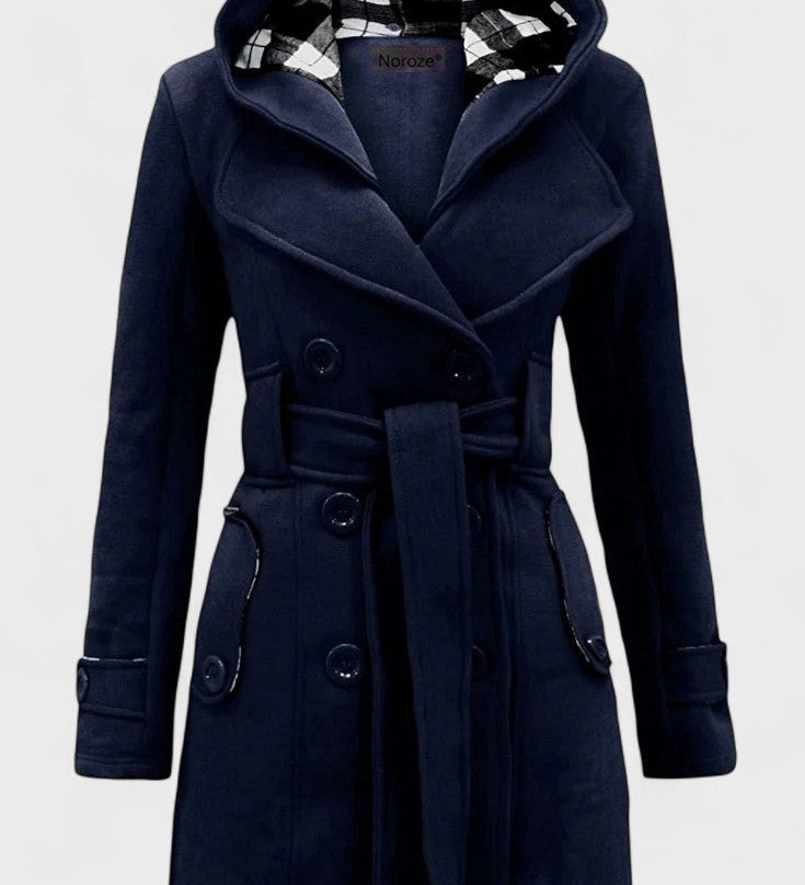 Leona™ | Elegant dobbeltradet frakke