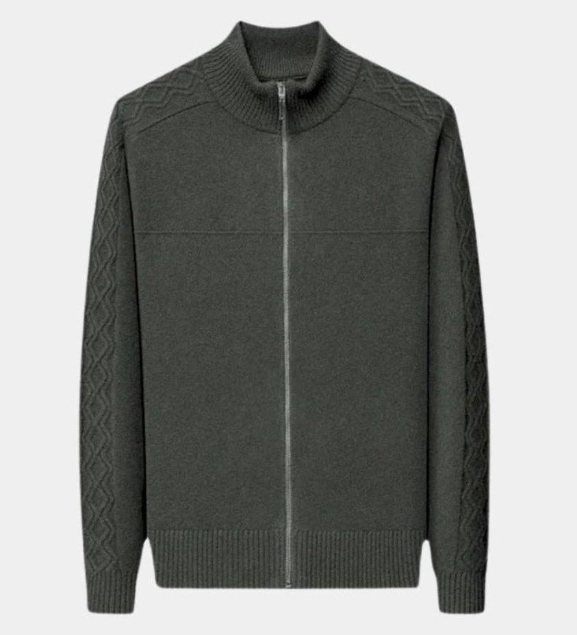 Magnus™ | Cashmere Trøje med Lynlås