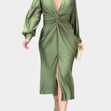 Malina | V-hals Bluse