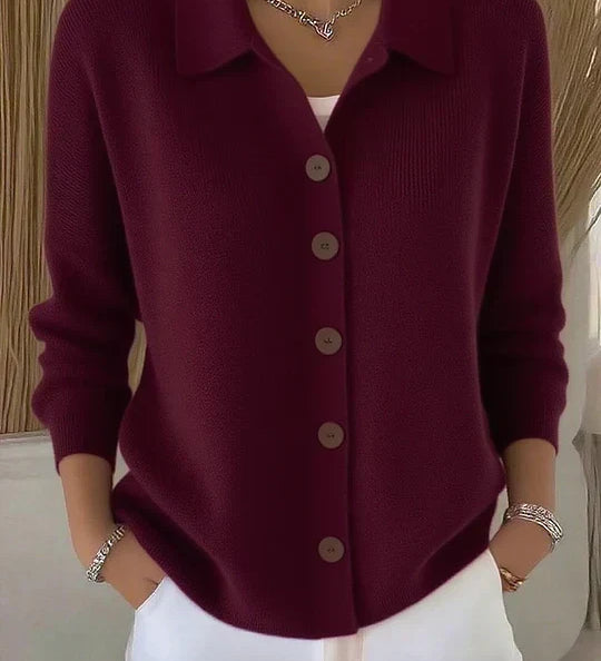 Josephine Knap-Front Krave Cardigan til kvinder fra Elsebeth København