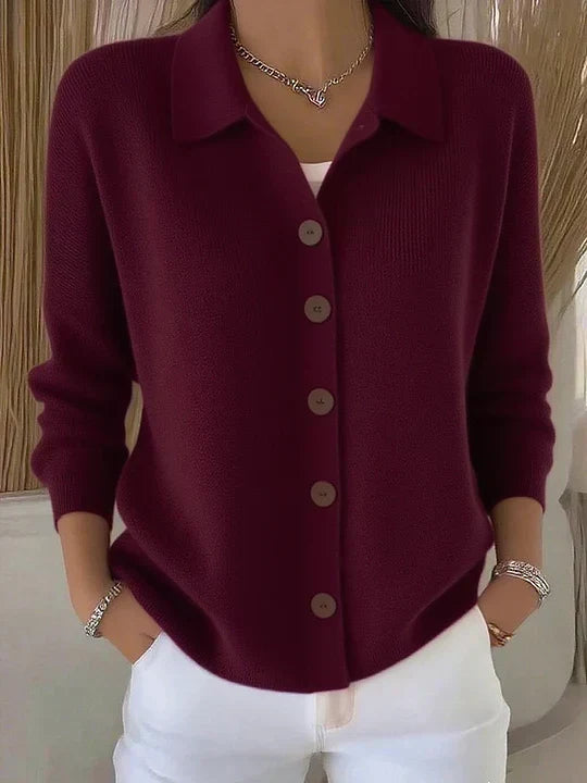 Josephine Knap-Front Krave Cardigan til kvinder fra Elsebeth København