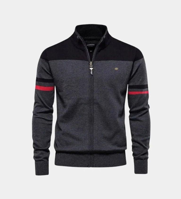 Mathias™ | Cardigan med Lynlås