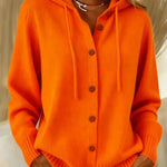 Brenda Hyggelig Knap Cardigan Hoodie til kvinder fra Elsebeth København