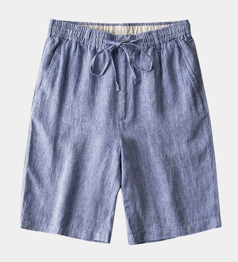 Mikkel™ | Grå Hørshorts Mariner