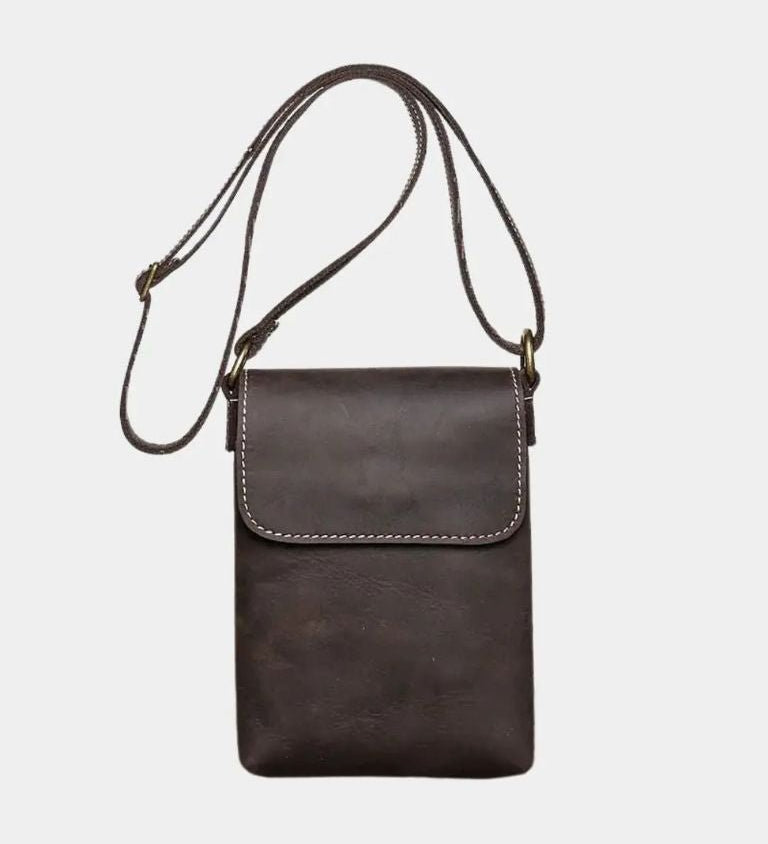 Mikkel™ | Mini Skuldertaske i Læder
