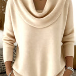 Juliette Draperet Hals Sweater til kvinder fra Elsebeth København