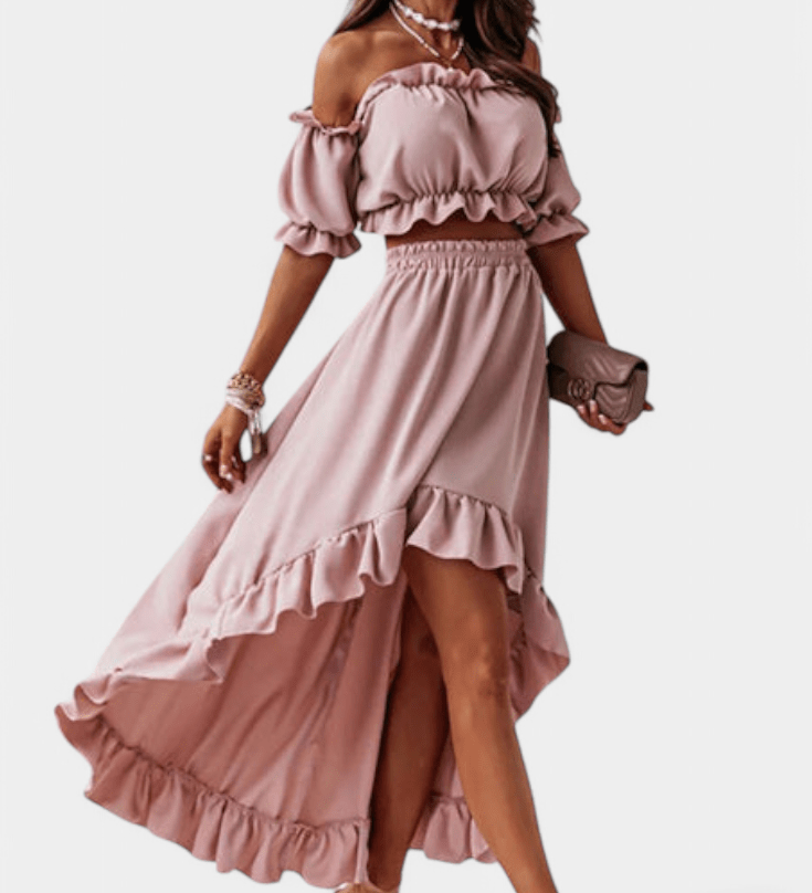 Olivia | Off-shoulder sæt
