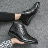 Parker™ | Kunstlæder Dobbelt-Monk-strap Støvler