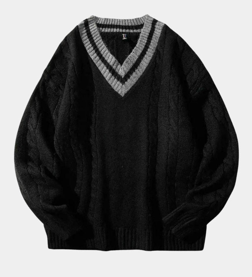 Poul™ | V-udskæring Strik