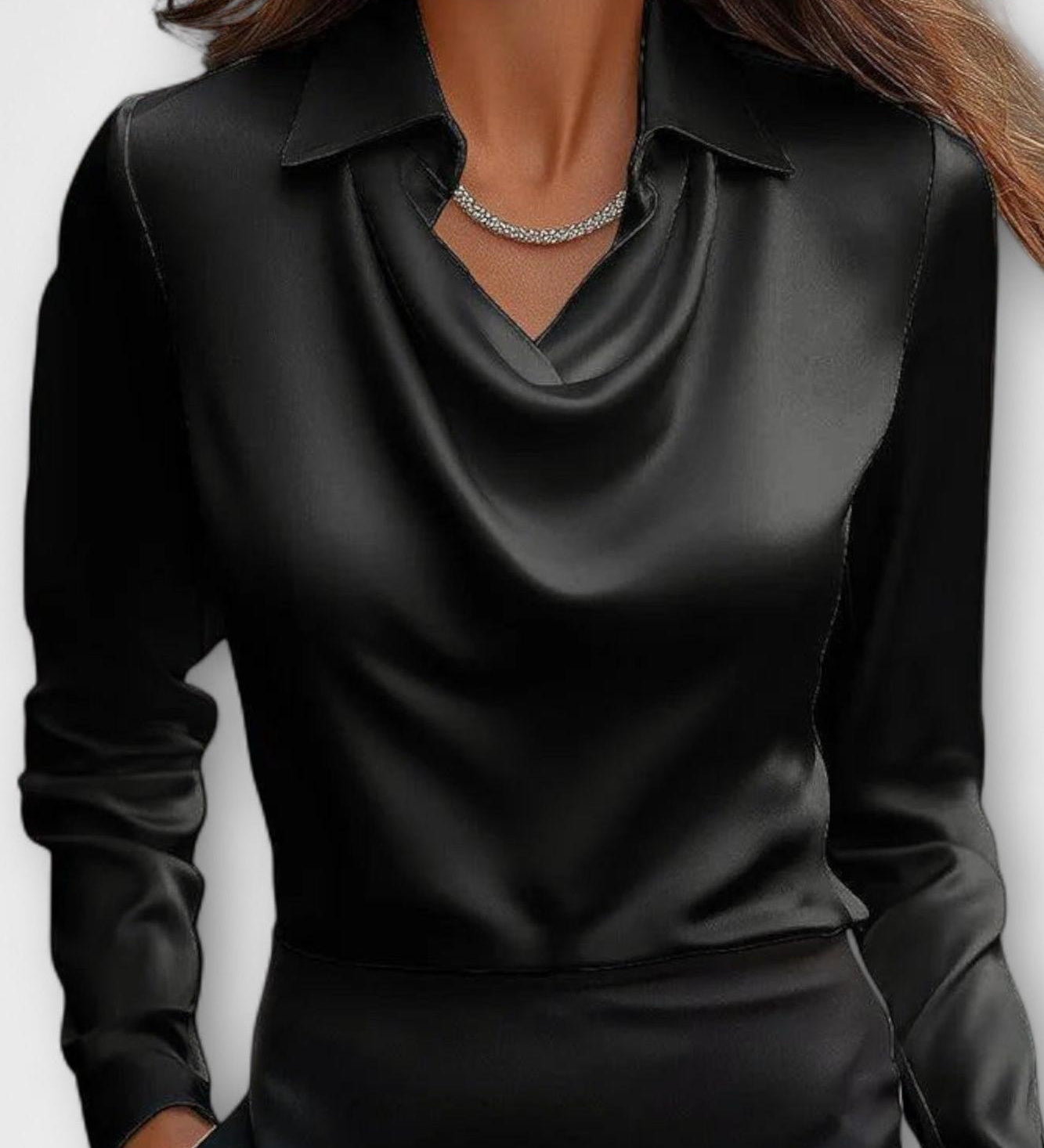 Ronja | Satin Bluse