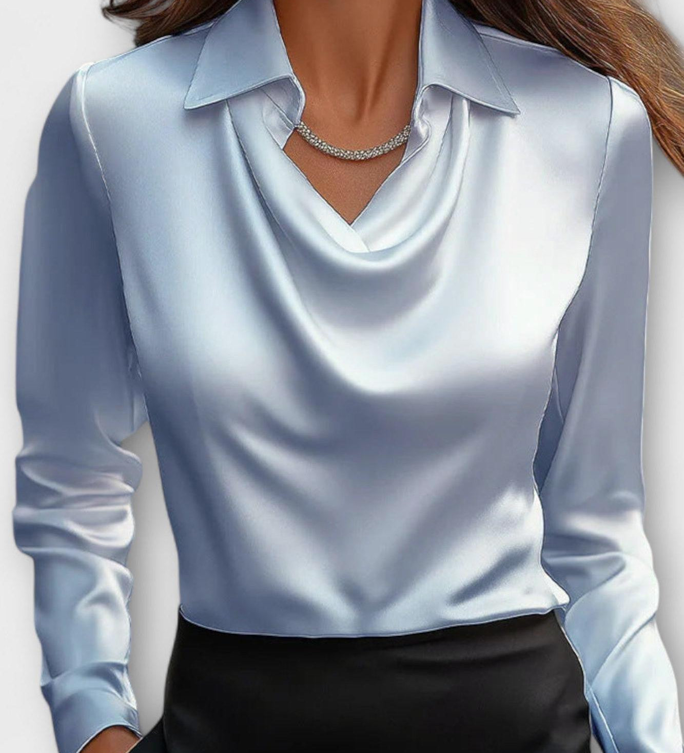 Ronja | Satin Bluse