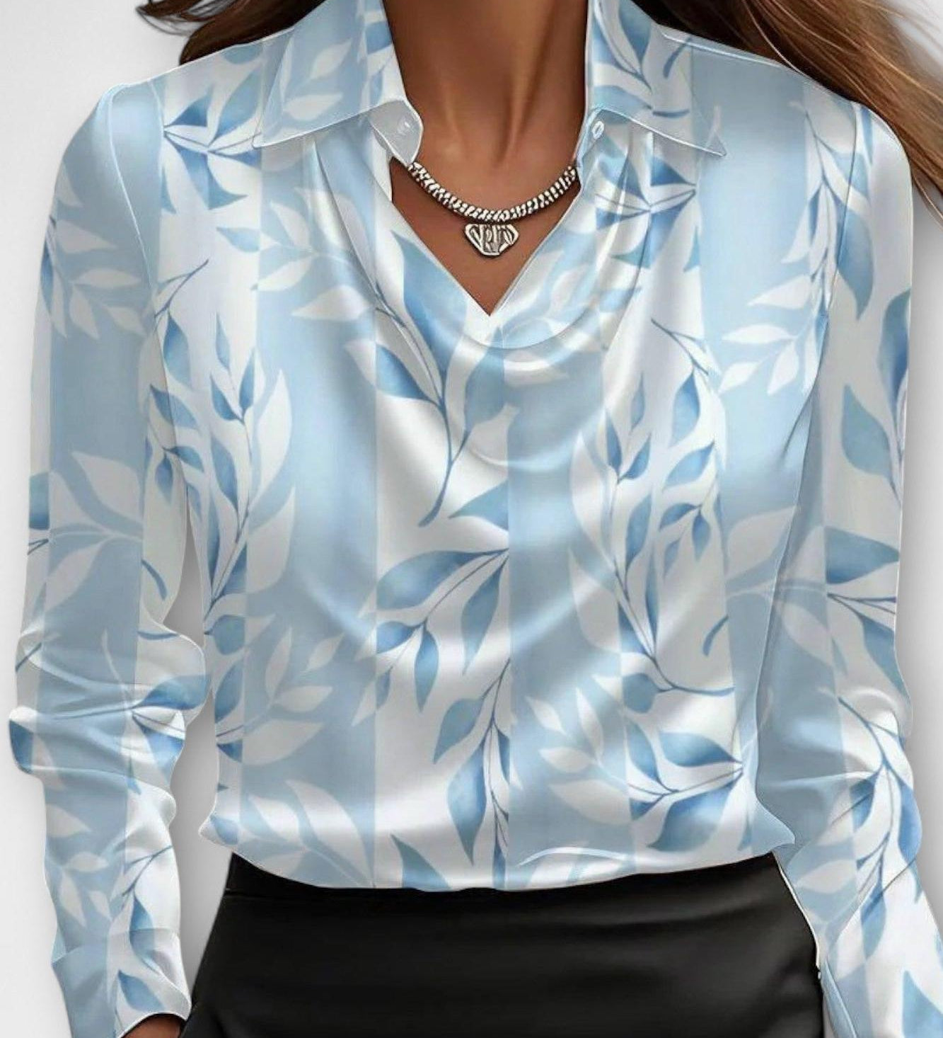 Ronja | Satin Bluse