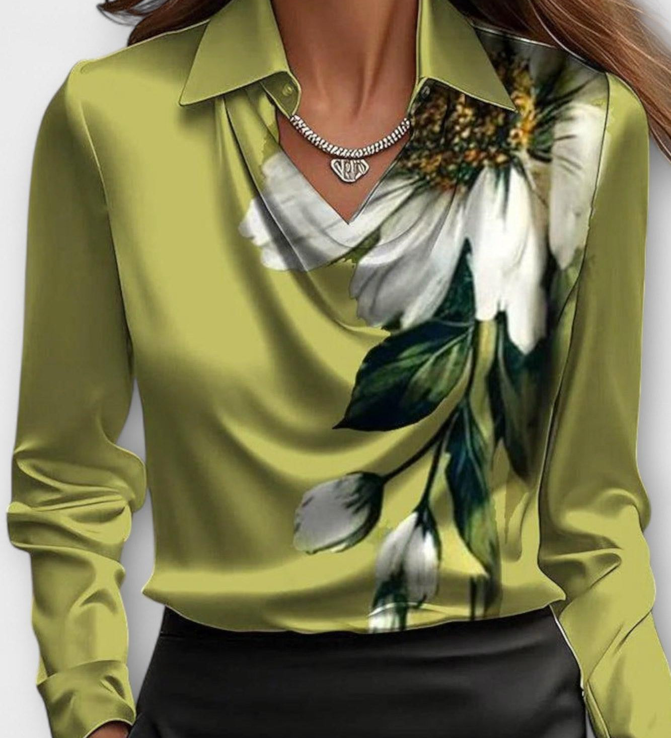 Ronja | Satin Bluse
